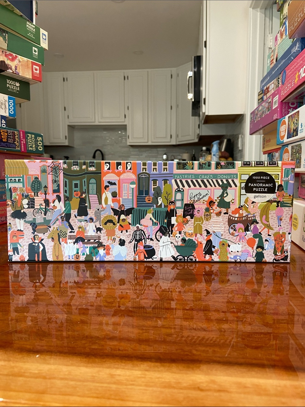 Galison Fall Parade - 1000 Piece Panoramic Puzzle